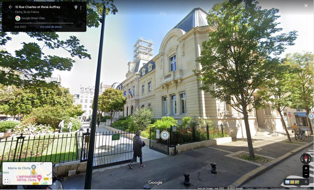 Tres Beau 2P Avec Vaste Sejour Ensoleille - A 50 M Du Metro Du Marche Et De La Mairie Clichy Exterior foto